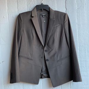 Ann Taylor Solid brown Blazer woman’s  SIze 8P